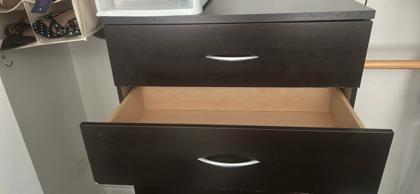 Dark Brown 5-Drawer Dresser - photo 2