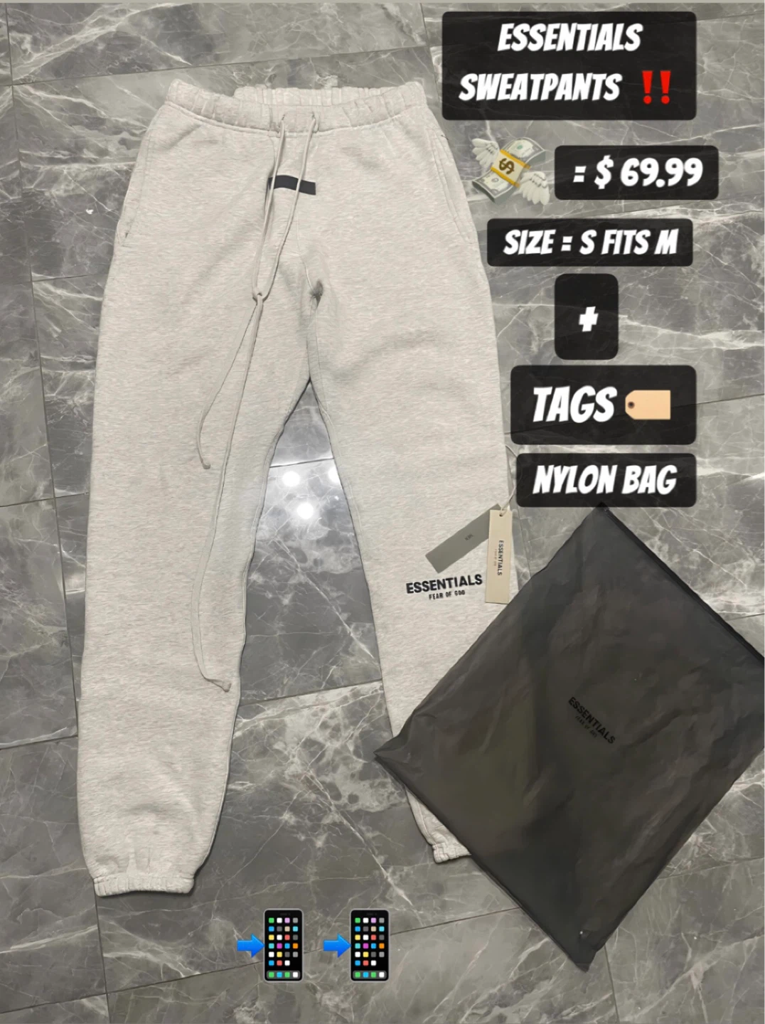 | *AUTHENTIC * | Essentials sweatpants