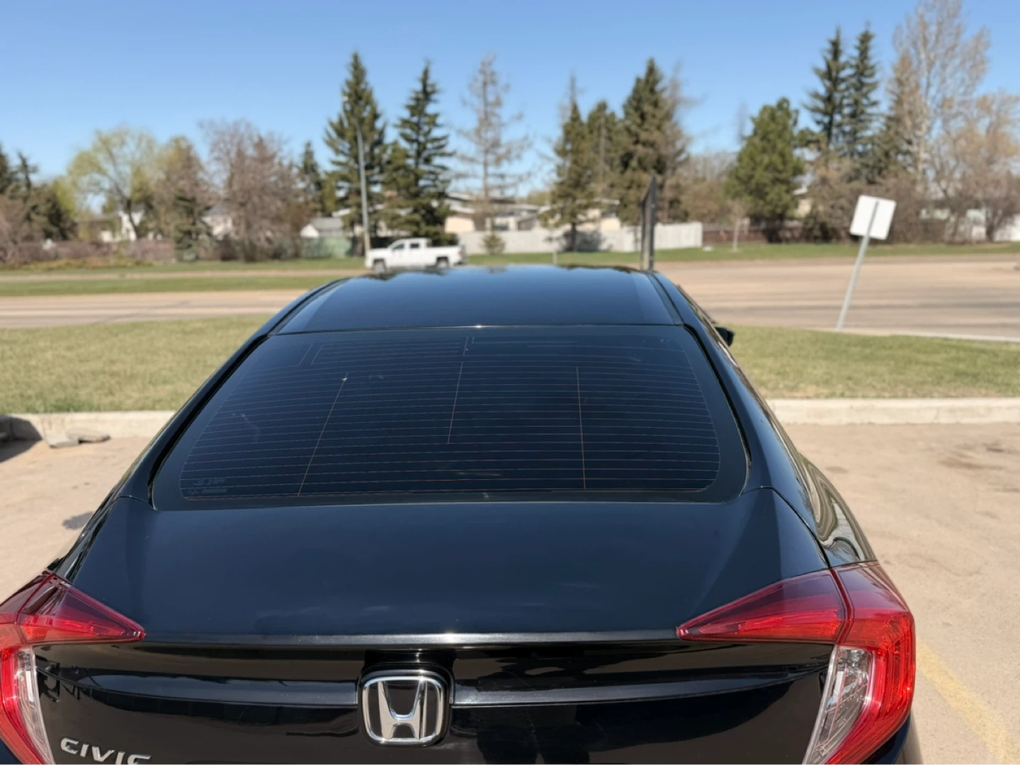 Black Honda Civic Sedan