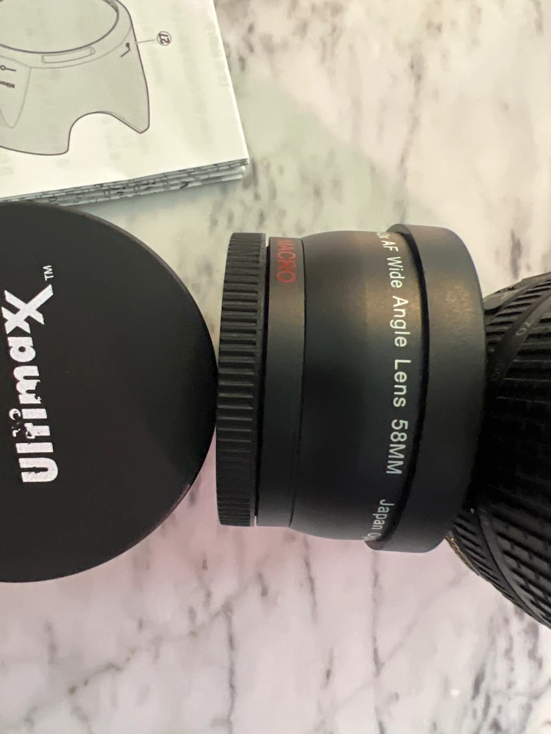 UltimaxX 58mm Wide Angle & Telephoto Lens Kit - photo 4