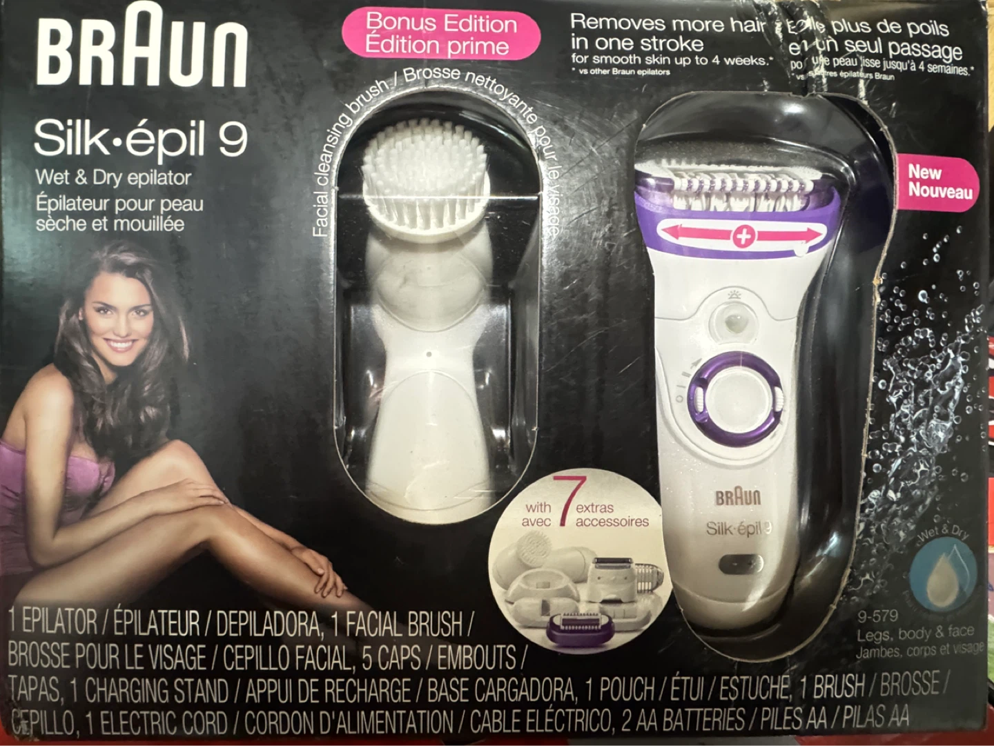 Braun Silk-épil 9 Wet & Dry Epilator Bonus Edition