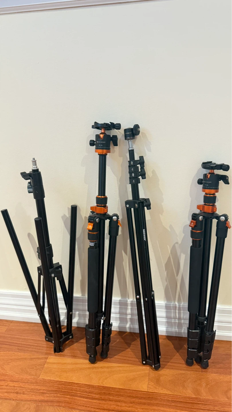 Neewer and K&F Concept Tripods
