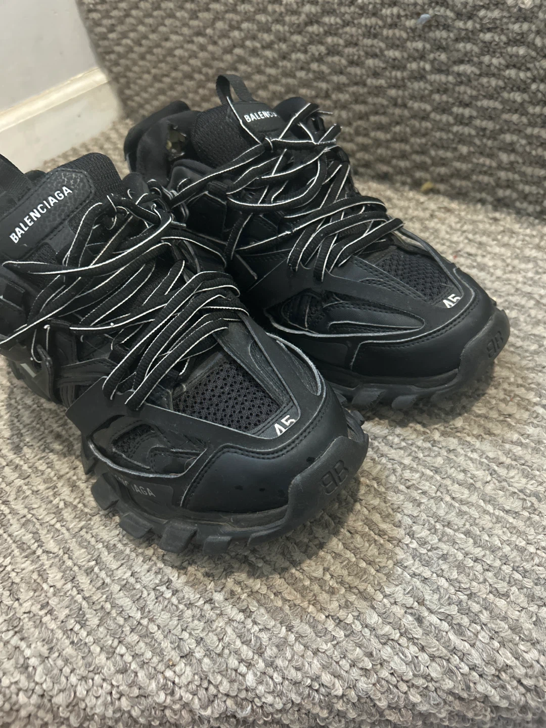 Balenciaga Track Sneakers - Black - - photo 4