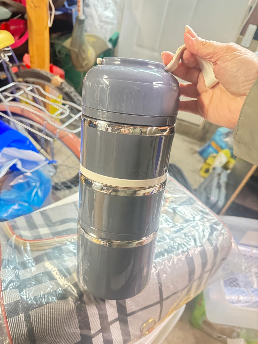 Stackable Lunch Container with Insulated Bag - photo 2
