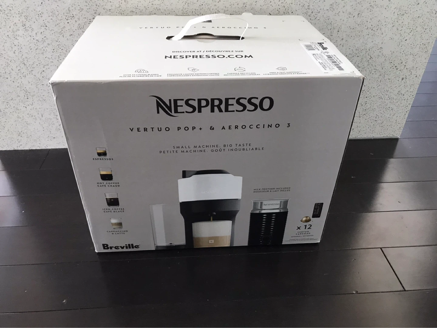 Nespresso Vertuo Pop+ Bundle-Aeroccino 3 Milk Frother. $175 Each - photo 3
