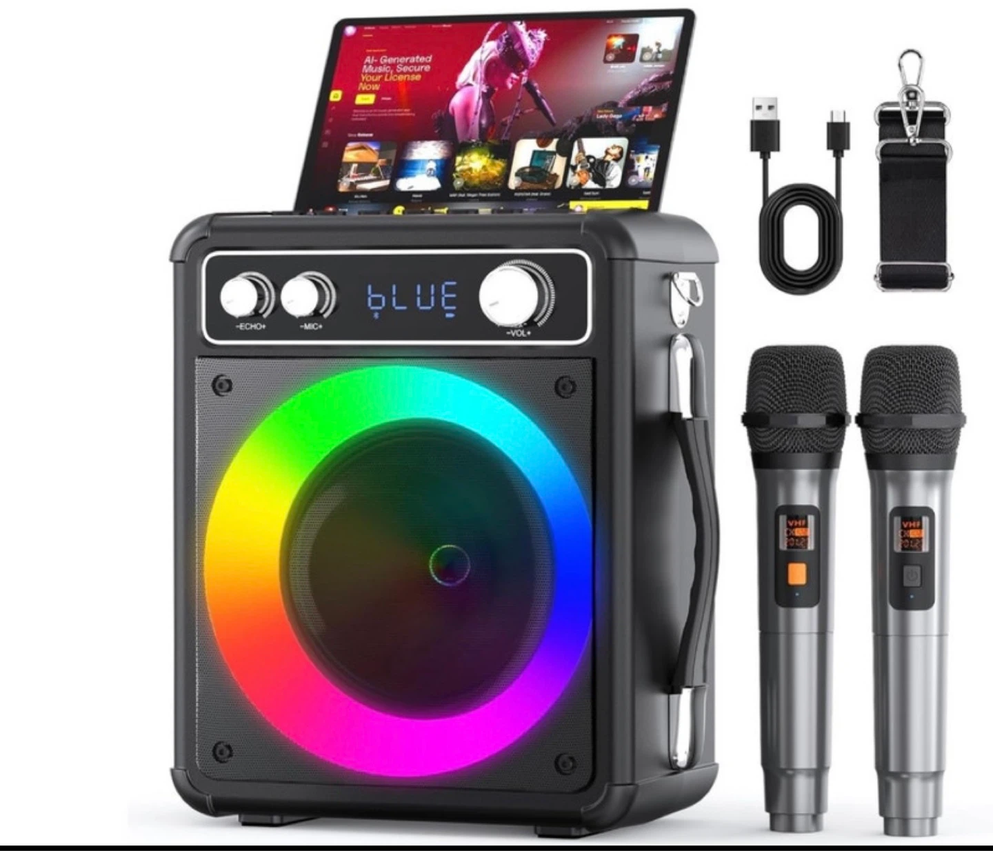 New in Box Karaoke System w/ 2 wireless microphones