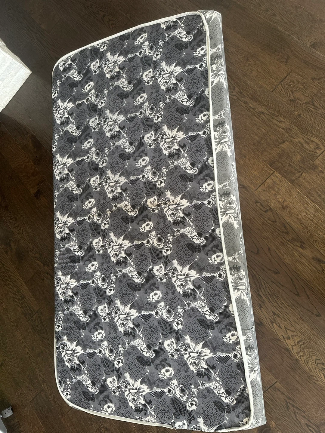 Grey Floral Pattern Mattress
