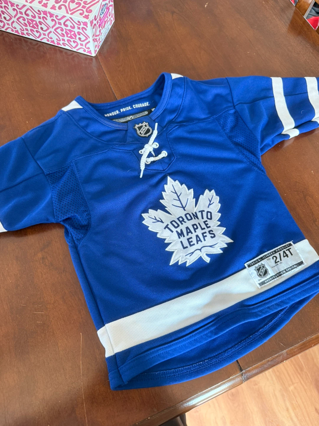 Toronto Maple Leafs Tavares #91 Hockey Jersey Kids Size 2/4T