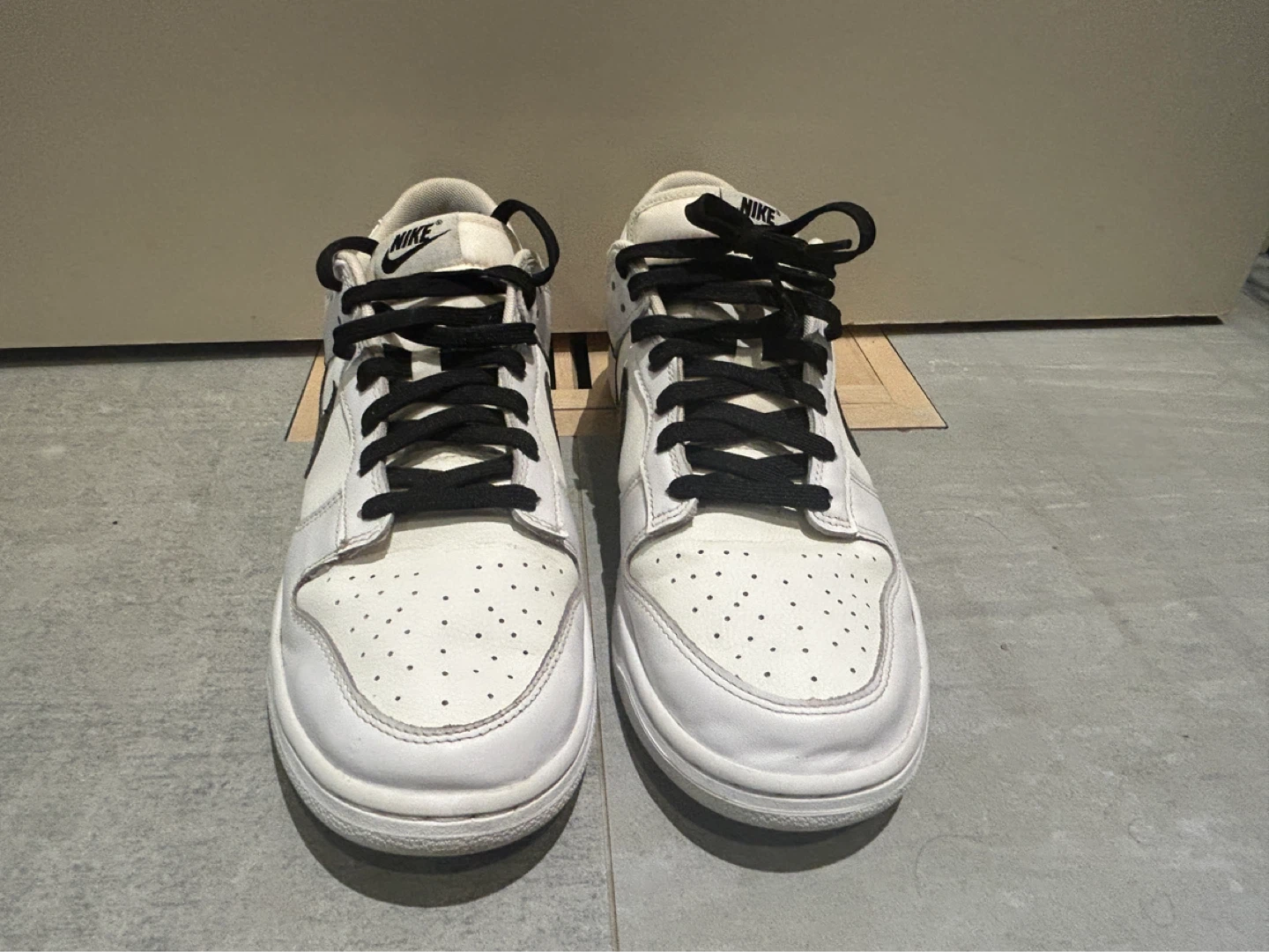 Nike Dunk Low White/Black Sneakers - photo 4