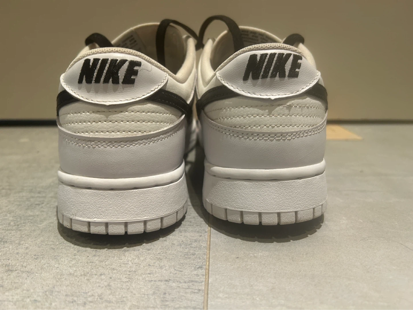 Nike Dunk Low White/Black Sneakers - photo 3