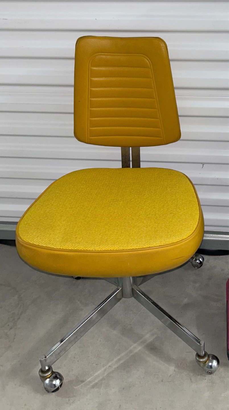 Yellow Swivel Office Chair