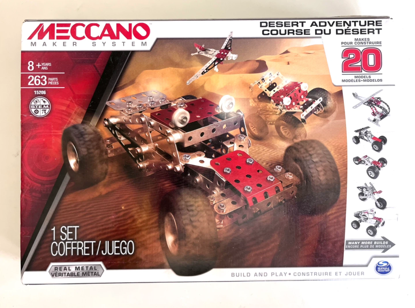 Meccano Super Construction Set with 25 Models