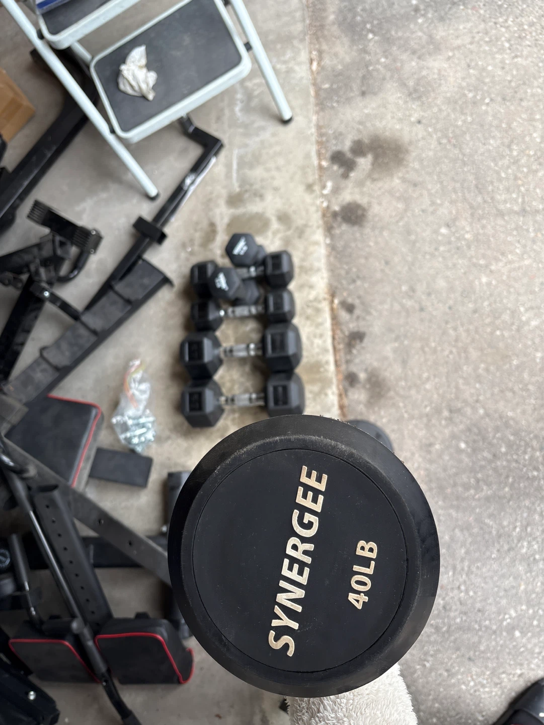 Dumbbell Set and 40 lbs barbell rod - photo 4