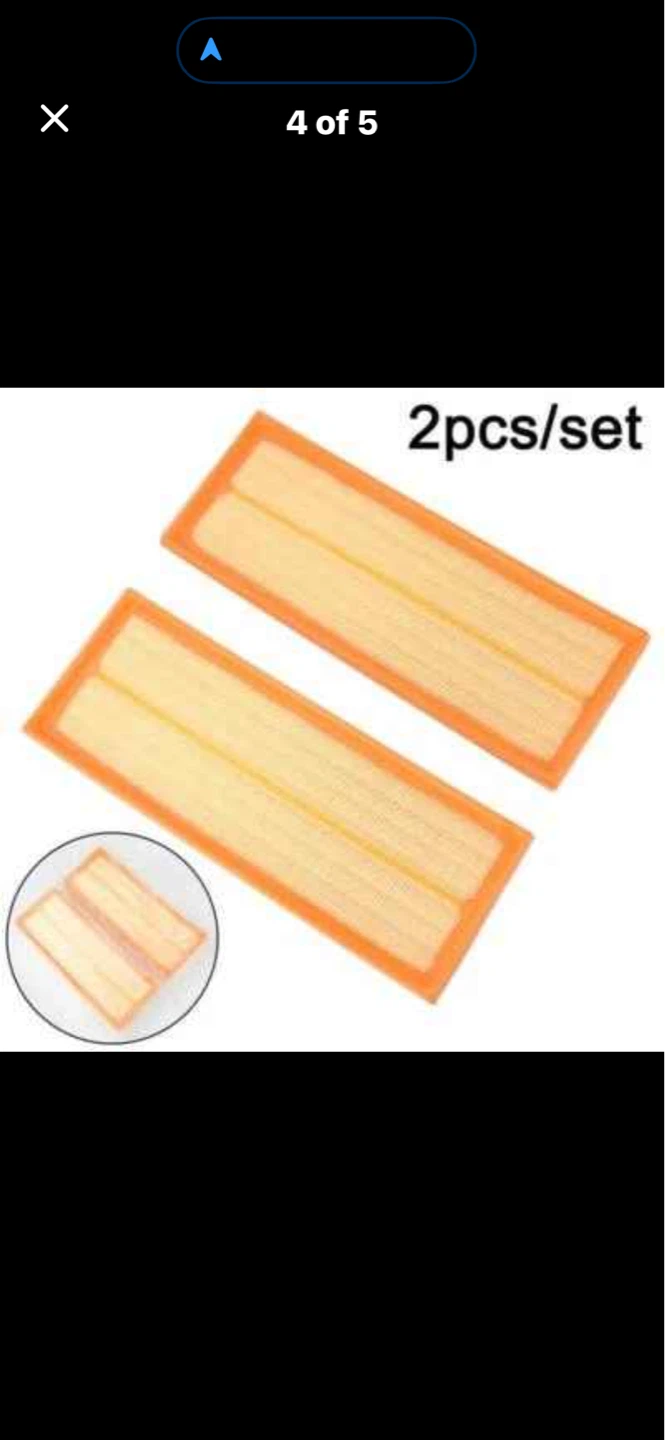 2pcs/set Air Filter for 2008 to 2014 C300
