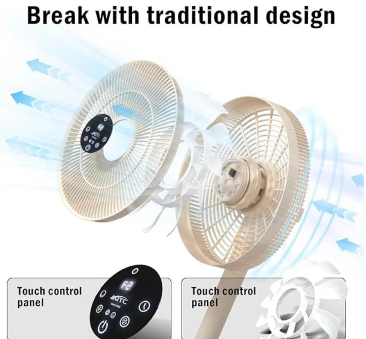 New in Box AI Smart Pedestal Fan - photo 2
