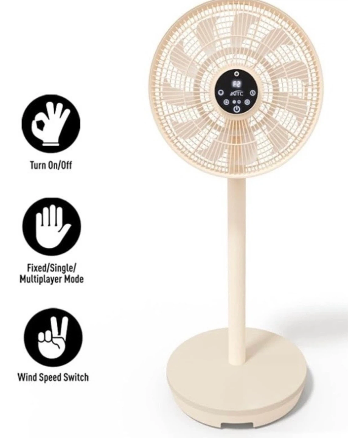 New in Box AI Smart Pedestal Fan - photo 3