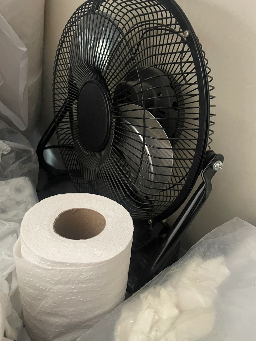 Black Tabletop Fan