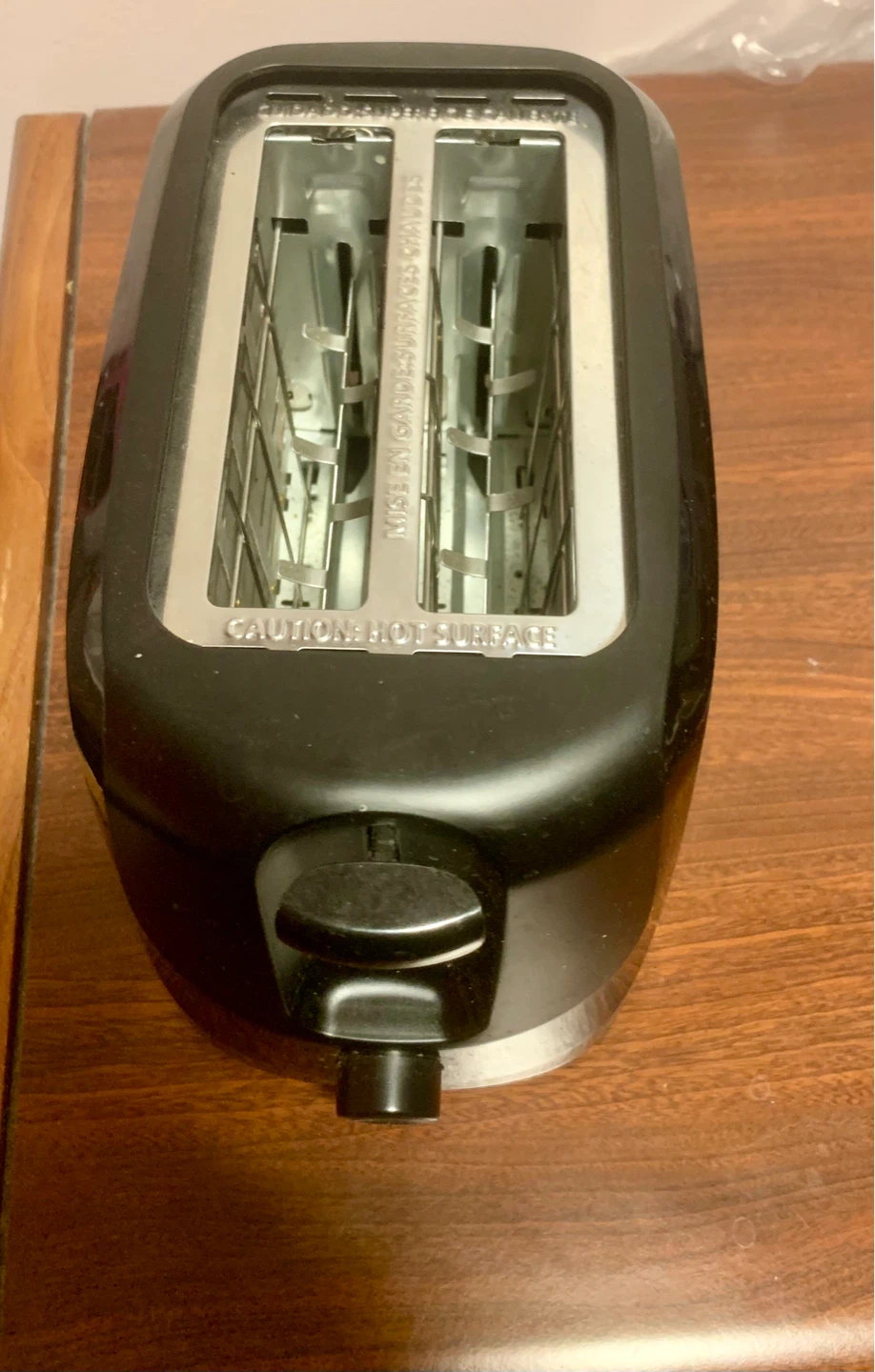 Black 2-Slice Toaster