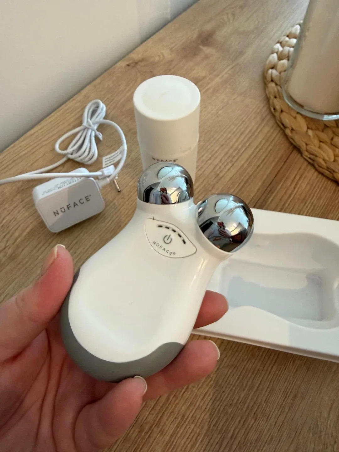 NuFace Trinity Facial Toning Device with Aqua Gel Activator
