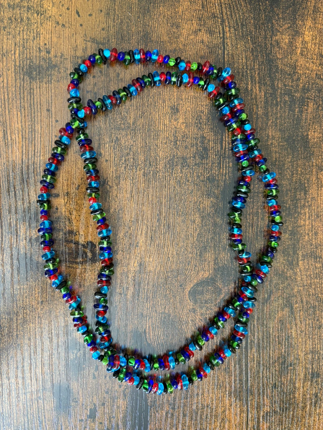 Colourful Glass Bead Necklace