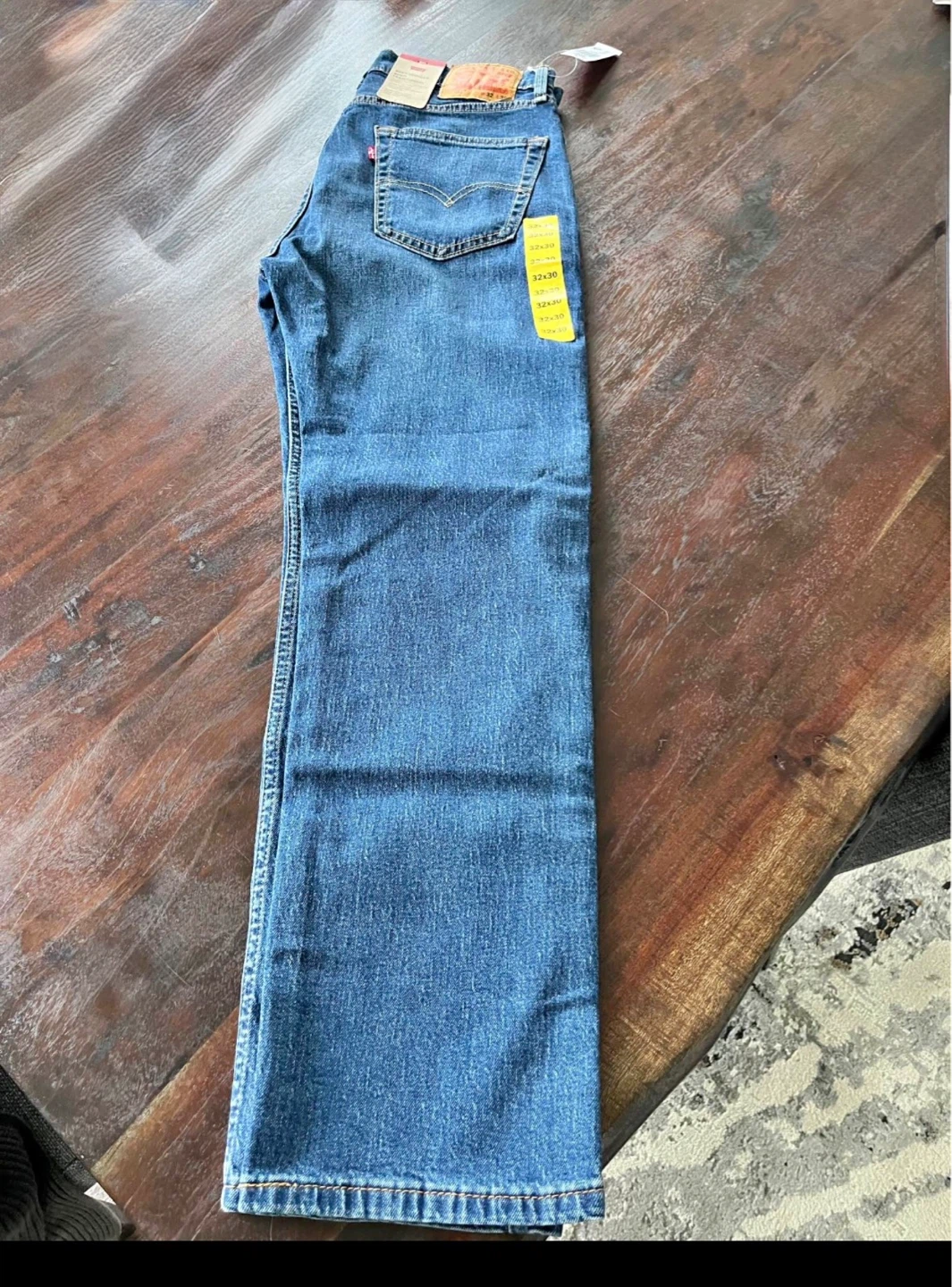 Levi's 505 Regular Fit Jeans - Blue - Size 32x30