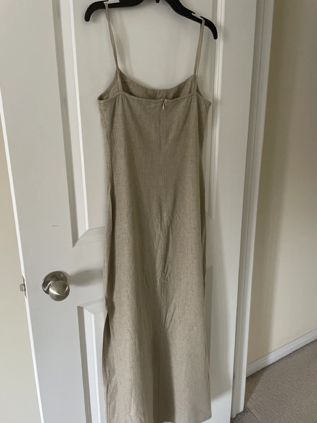 Dalmys Linen Blend Dress - Beige - Size 5 - photo 2