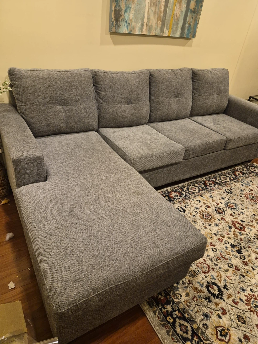 Grey Sectional Sofa - photo 2