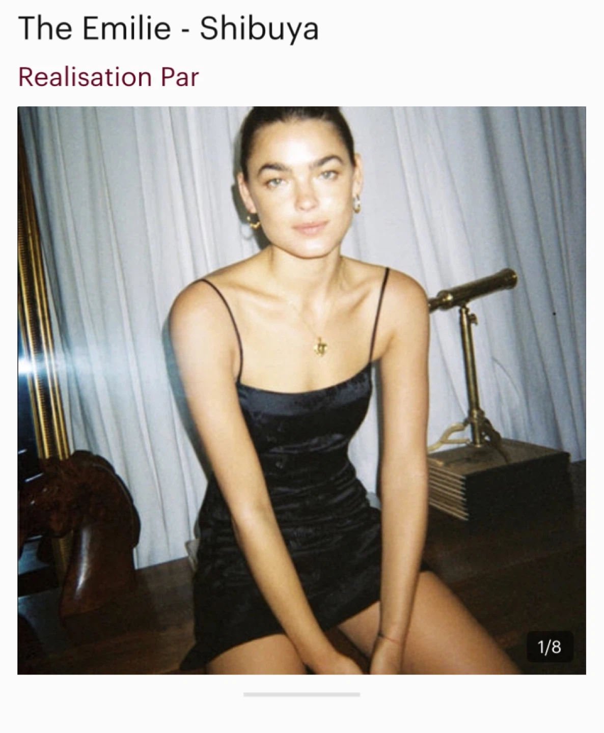 Realisation Par Emilie Shibuya Black Mini Dress - photo 2