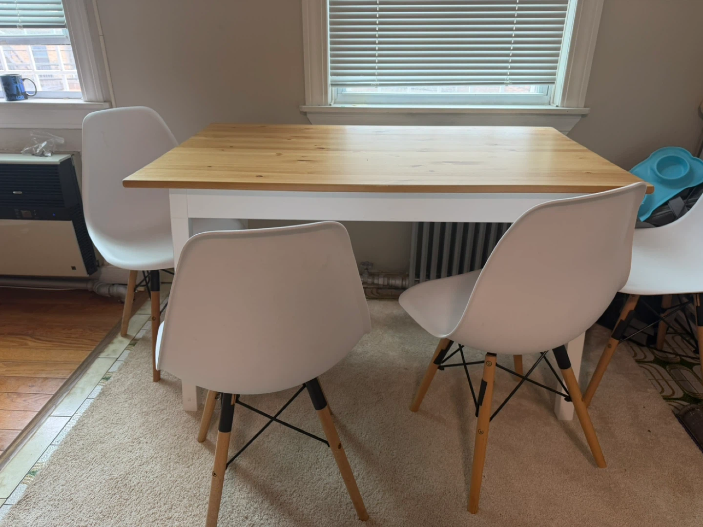 Dining Table and 4 Chairs Set - photo 2