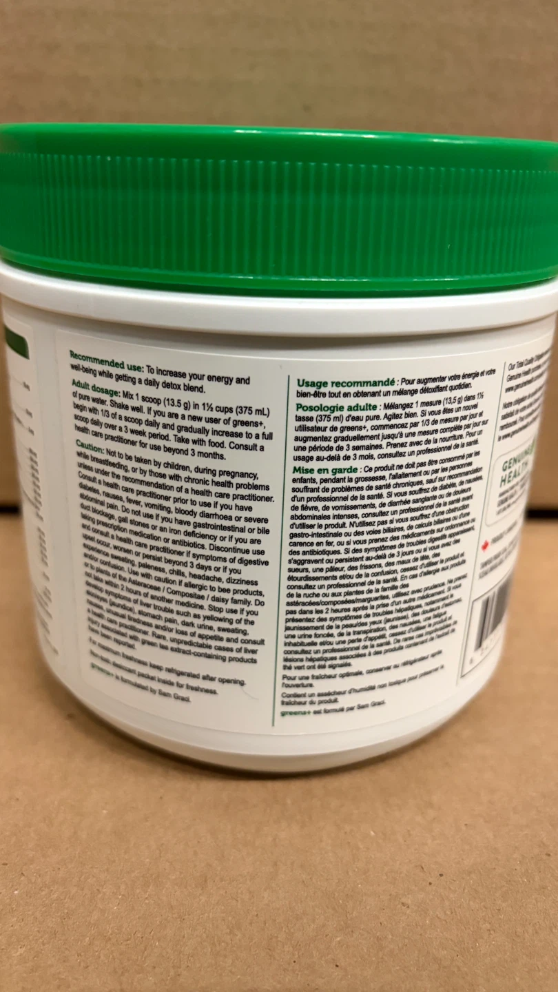 Genuine Health Greens+ Daily Detox Natural Lemon - photo 3