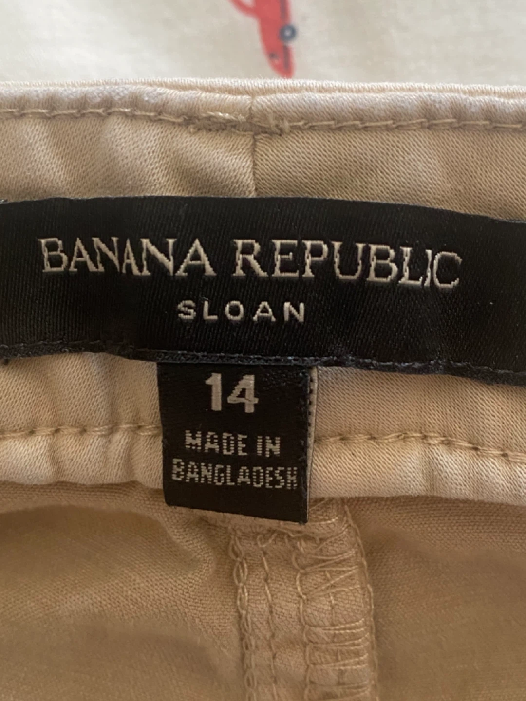 Banana Republic Sloan Chinos Size 14 Tan - photo 5