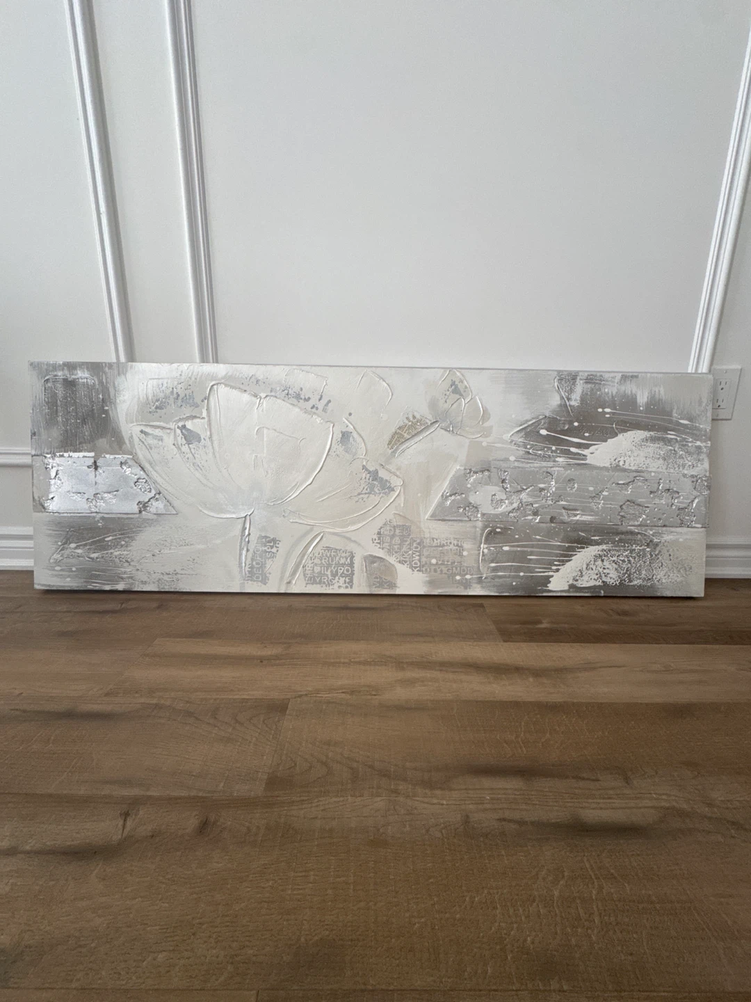 Abstract Floral Textured Wall Art
