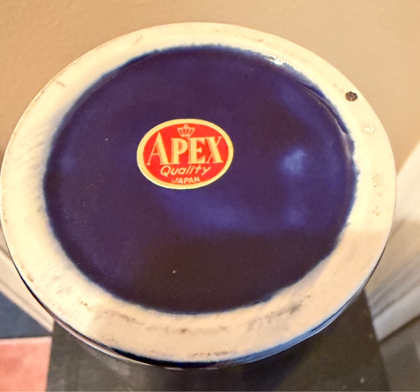Apex Quality Blue Ceramic Peacock Vase - photo 4