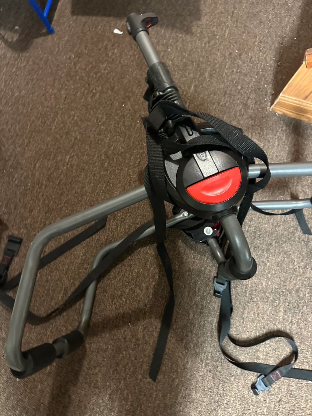 Foldable Bike Rack Carrier with Red Accent - photo 2