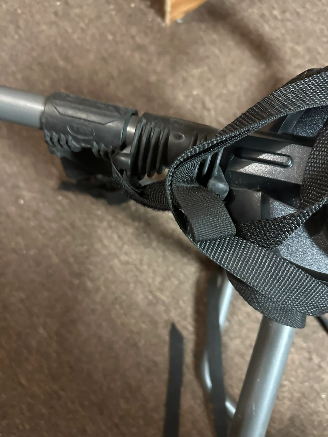 Foldable Bike Rack Carrier with Red Accent - photo 3