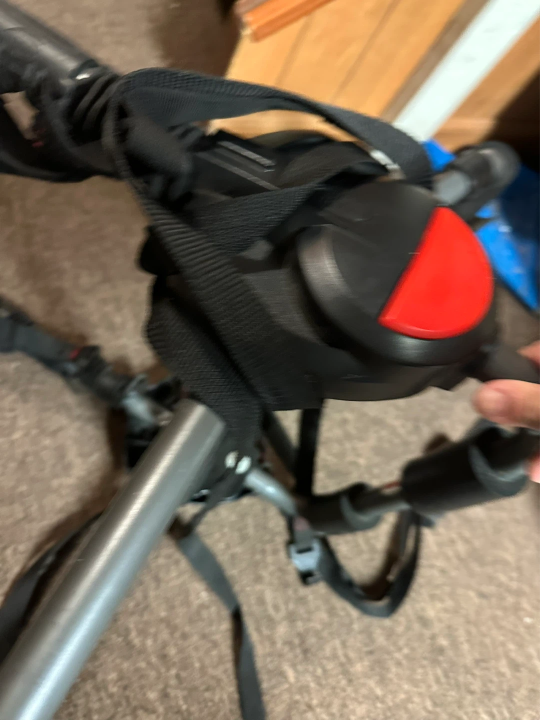 Foldable Bike Rack Carrier with Red Accent - photo 4