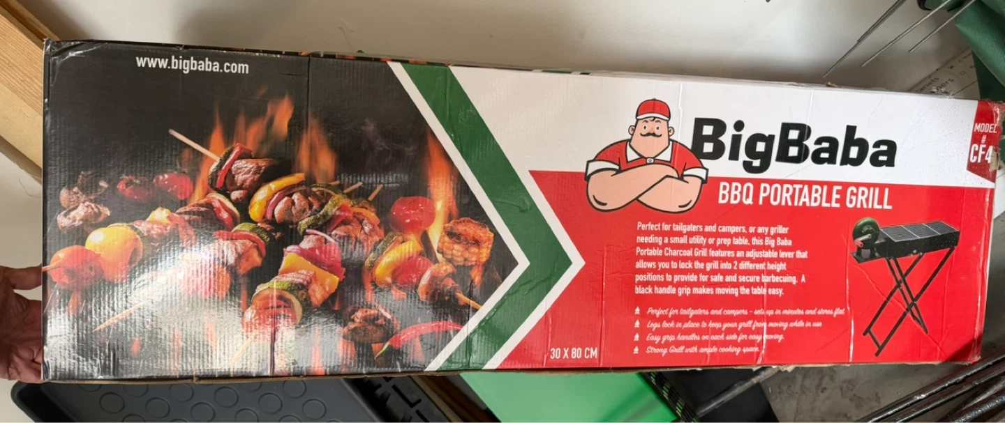 Big Baba BBQ Portable Grill