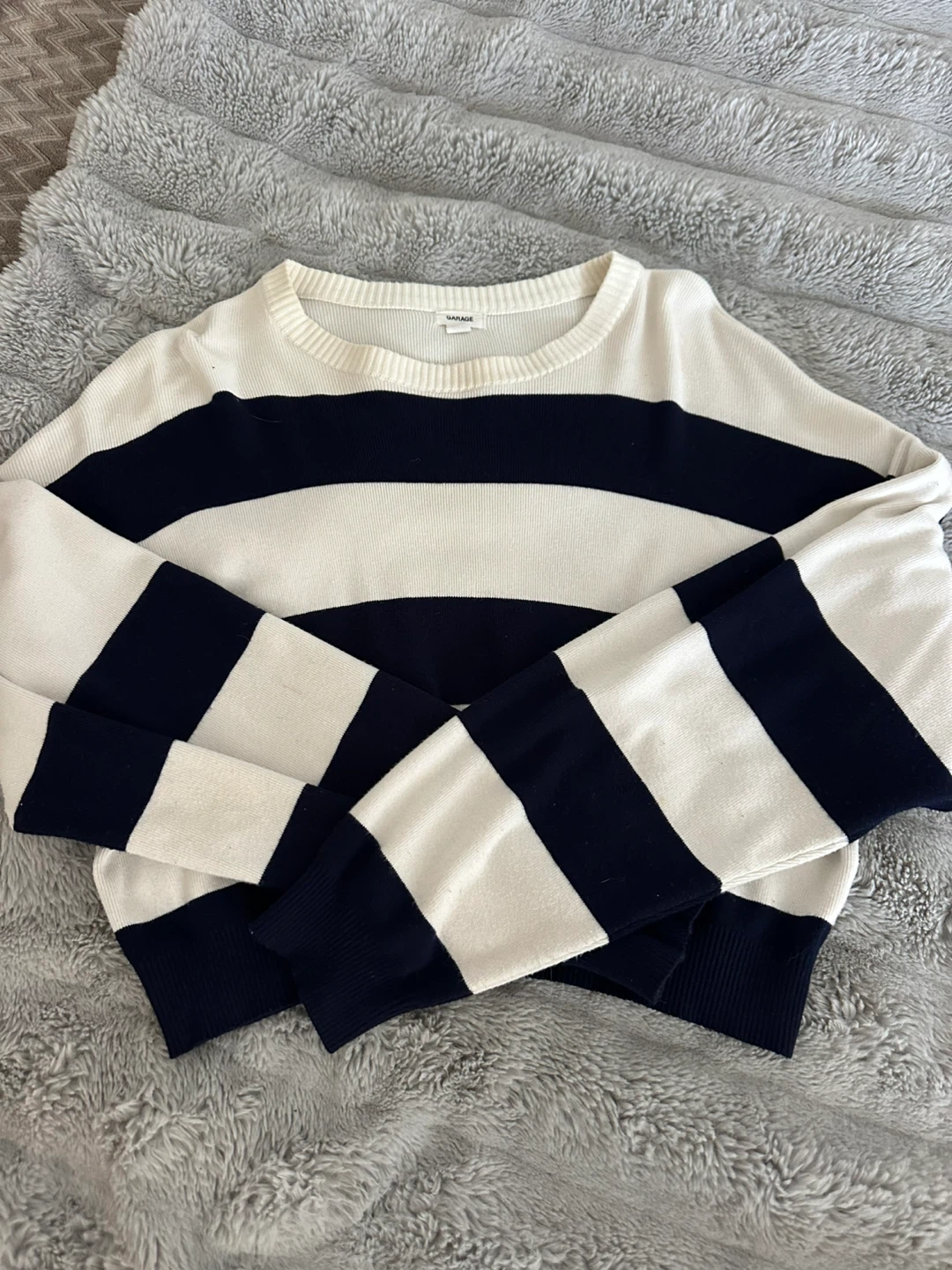 Garage Striped Sweater - XS