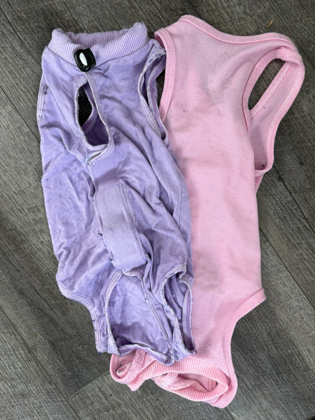 Two Pet Shirts - Purple and Pink