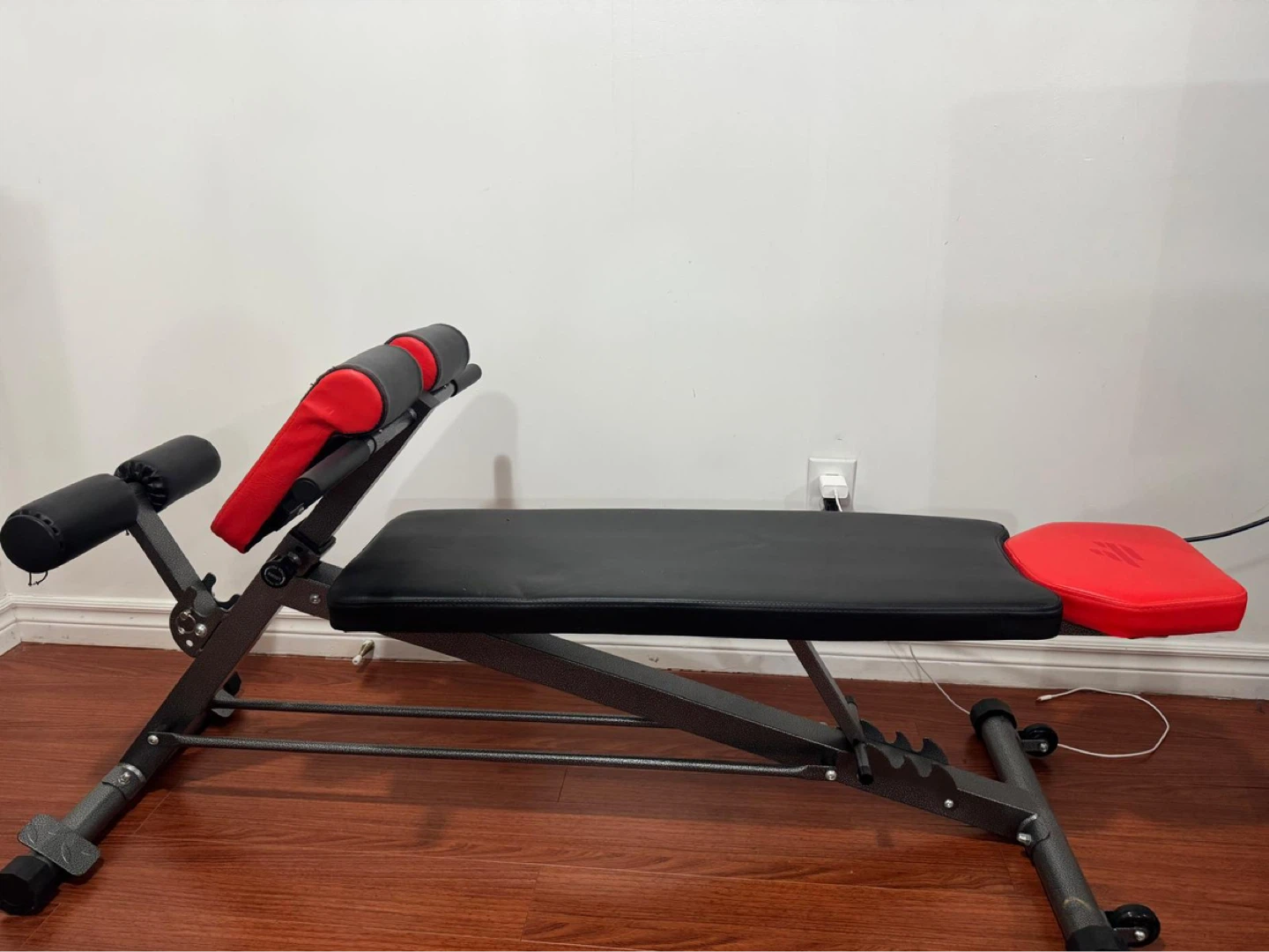 Adjustable Weight Bench with Red Accents - photo 4
