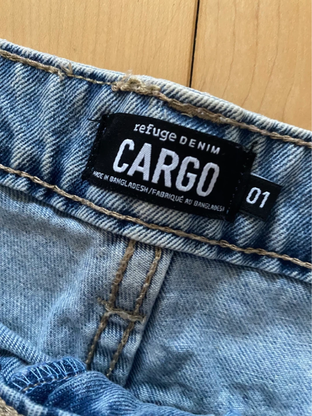 Refuge Denim Cargo Shorts - Urban behaviour - photo 2
