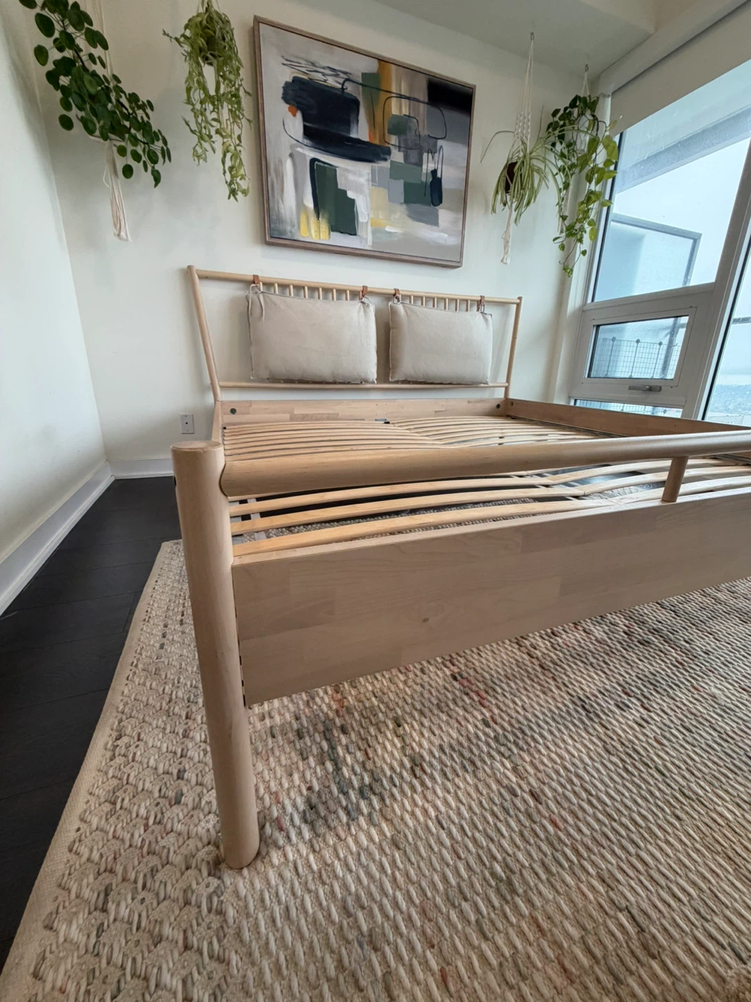IKEA BJÖRKSNÄS King Bed frame + LURÖY slatted bed base - photo 2