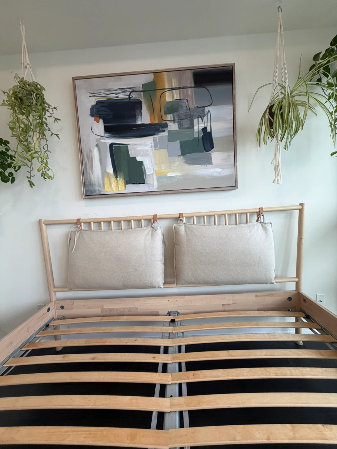IKEA BJÖRKSNÄS King Bed frame + LURÖY slatted bed base - photo 4