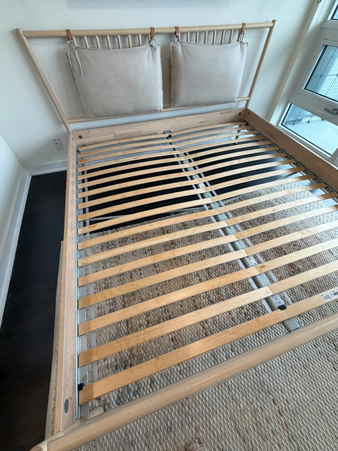 IKEA BJÖRKSNÄS King Bed frame + LURÖY slatted bed base - photo 3