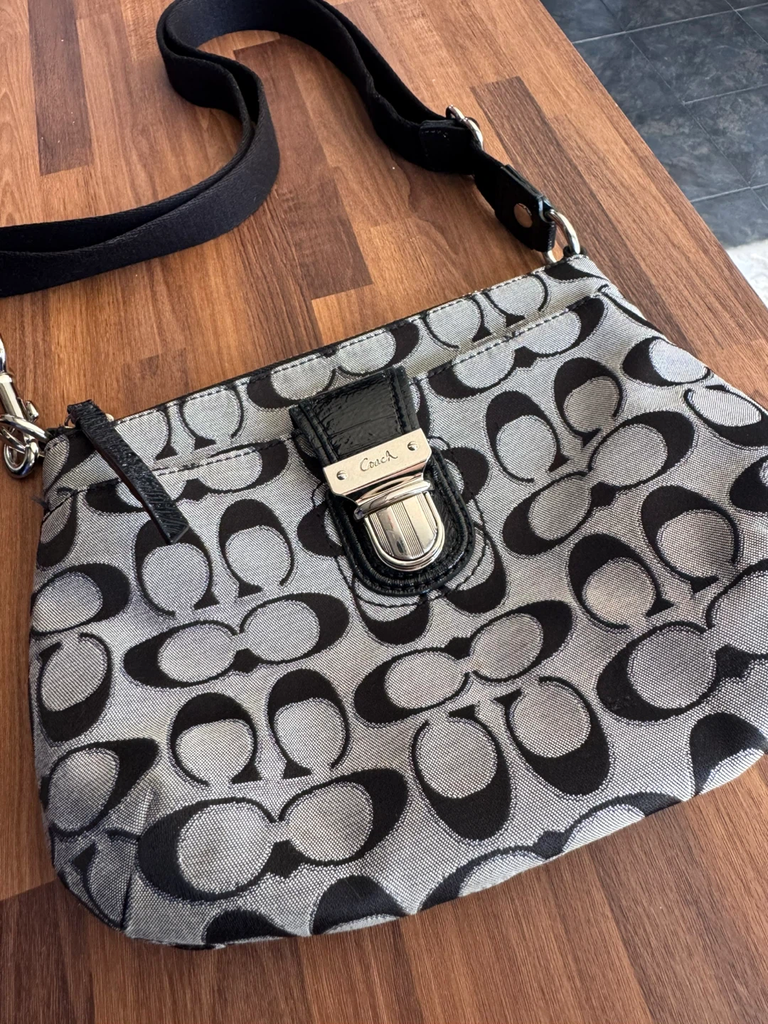 Coach Monogram Crossbody Bag