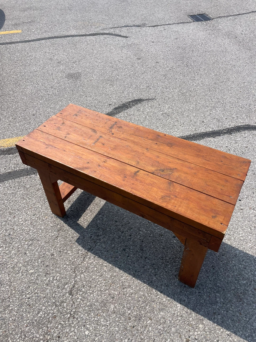 Wooden Bench - photo 2