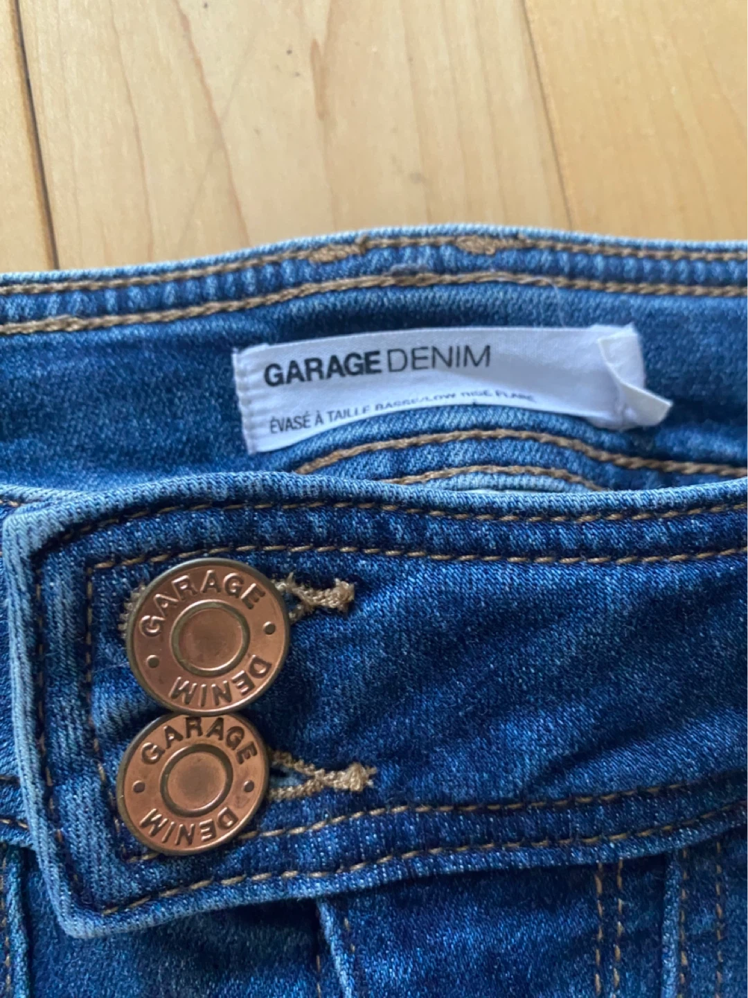 Garage Denim Flare Jeans - low waisted - photo 2
