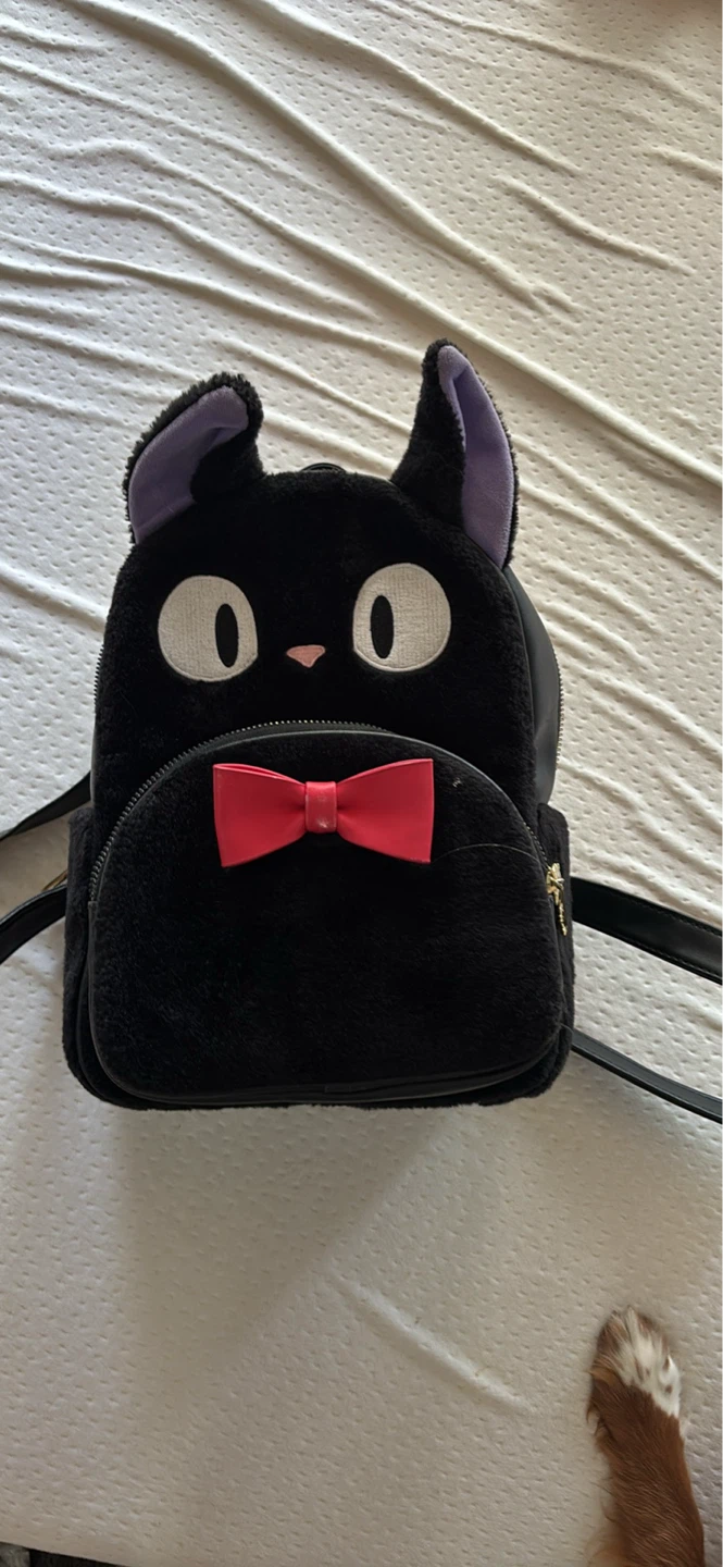 Black Cat Backpack with Red Bow for 35$