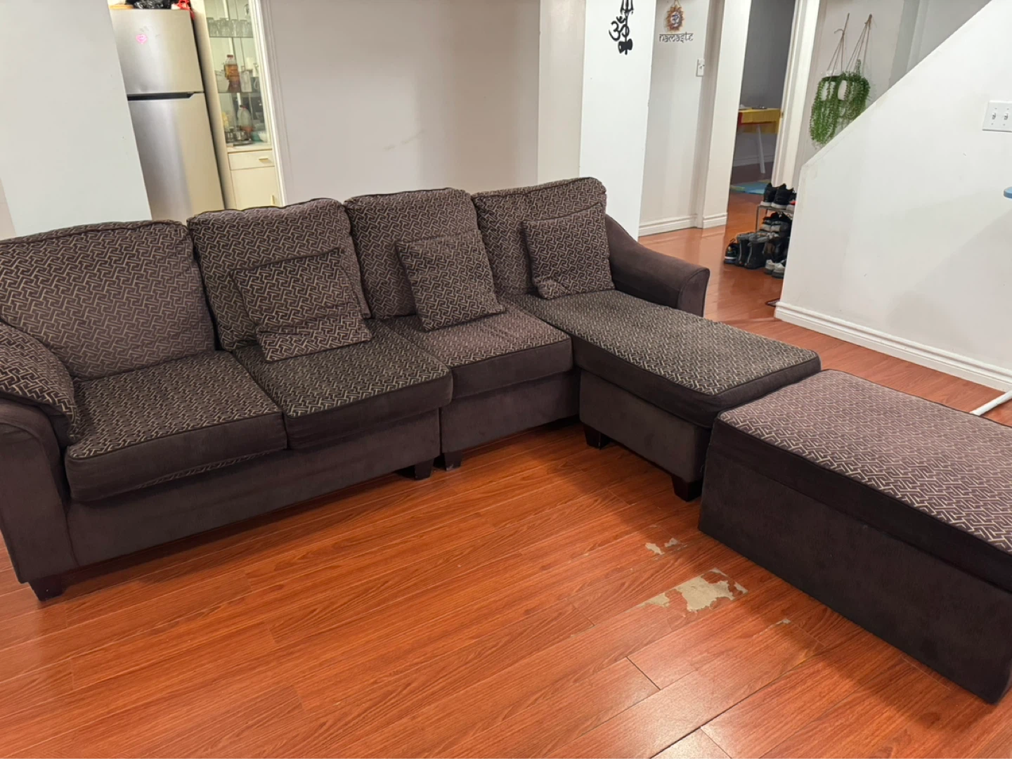 Sofa set with ottoman - photo 2