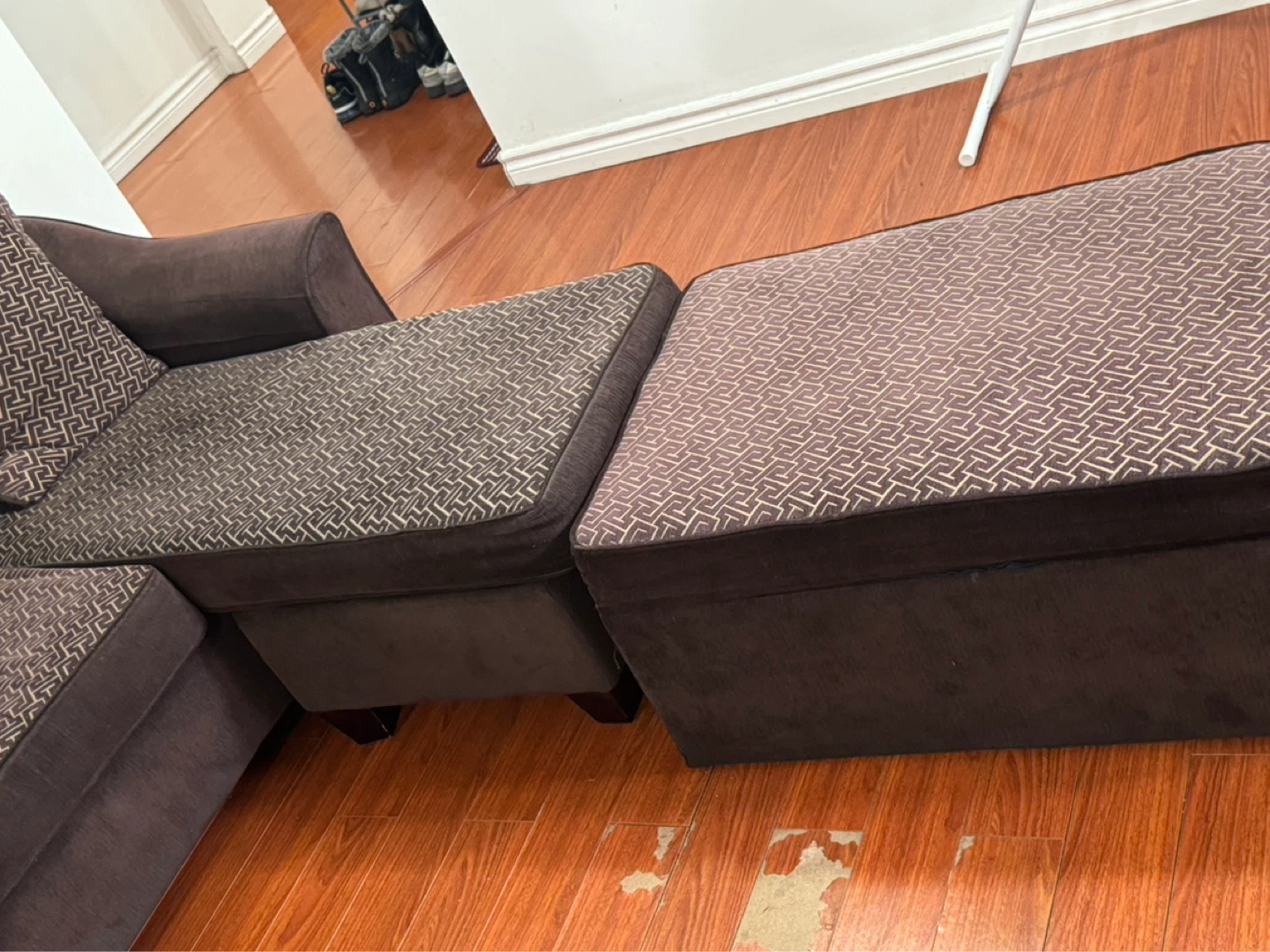 Sofa set with ottoman - photo 4